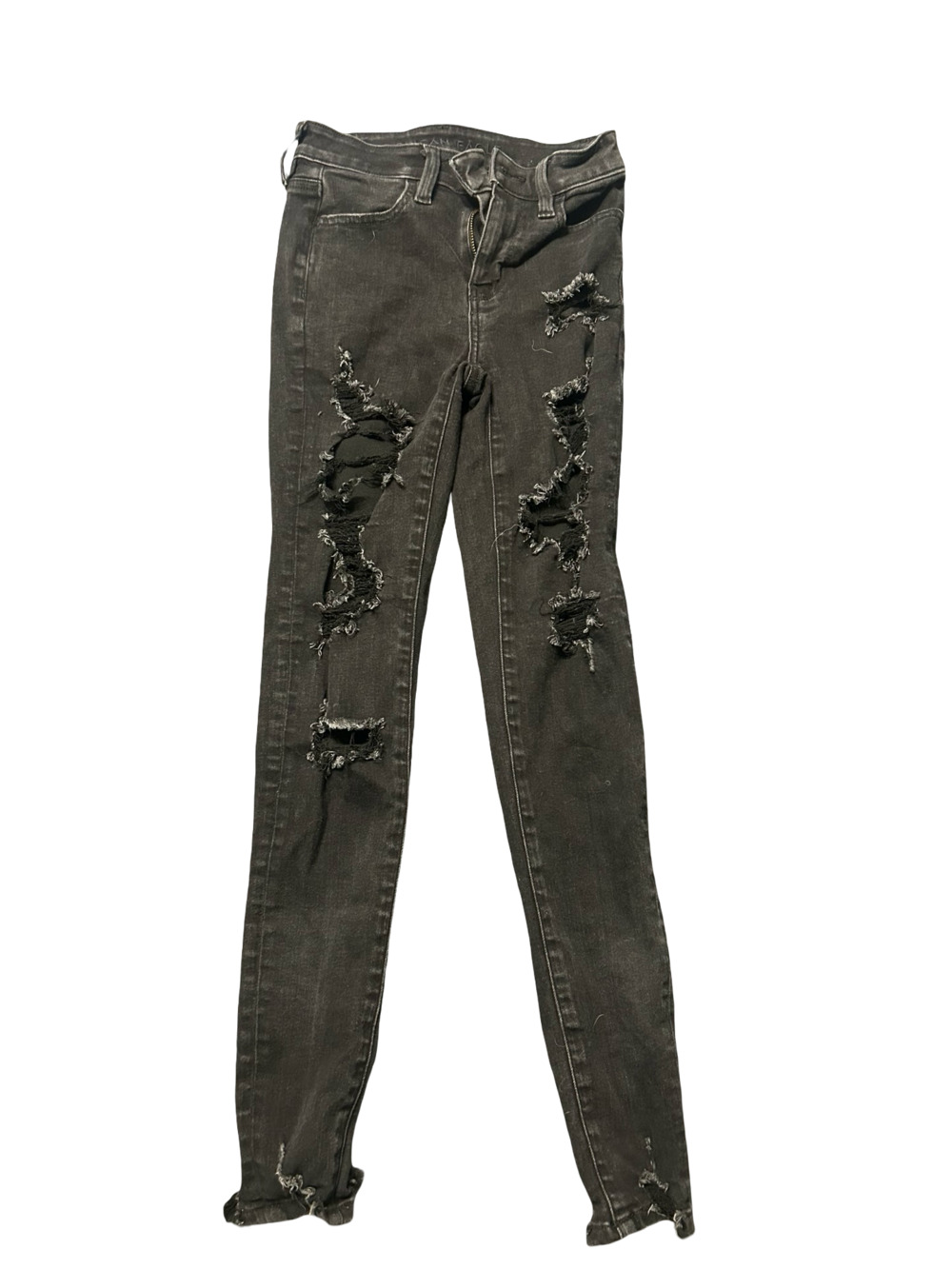 American Eagle Ne(x)t Level High-Rise Distressed Jegging Jeans